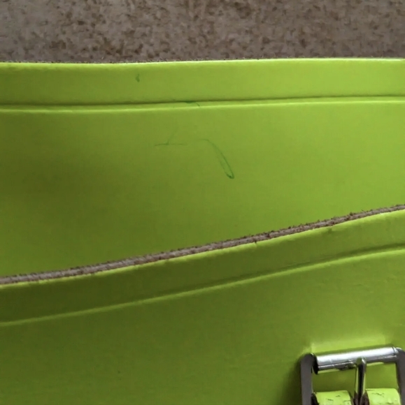 RESERVED LISTING - The Cambridge Satchel Company Neon Yellow | Large. - Picture 7 of 11